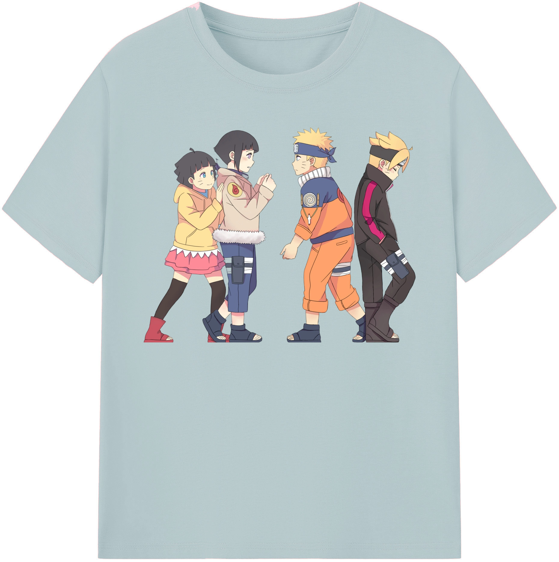 （画像用） NARUTO -ナルト- うずまき ナルト Uzumaki Naruto 綿100％半袖Tシャツ（フロントプリント）